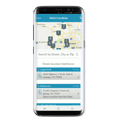 Mobile Screenshot - Location Lookup