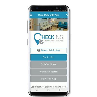 Mobile Screenshot Check-In Status